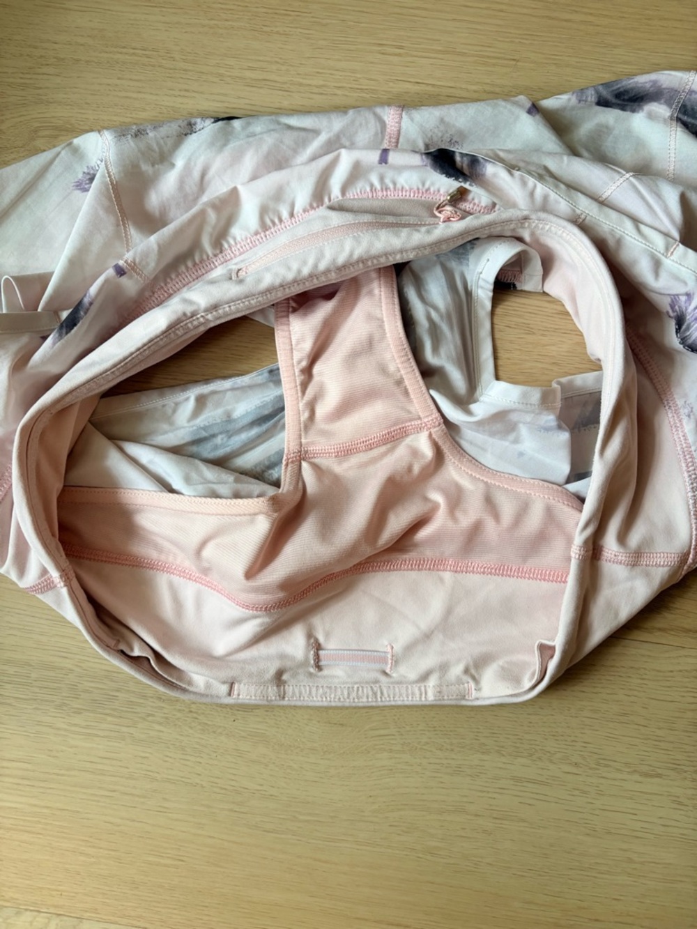 lululemon speed short 4-way stretch, sunset stripe blush quartz multi white pink - Picture 8 of 9